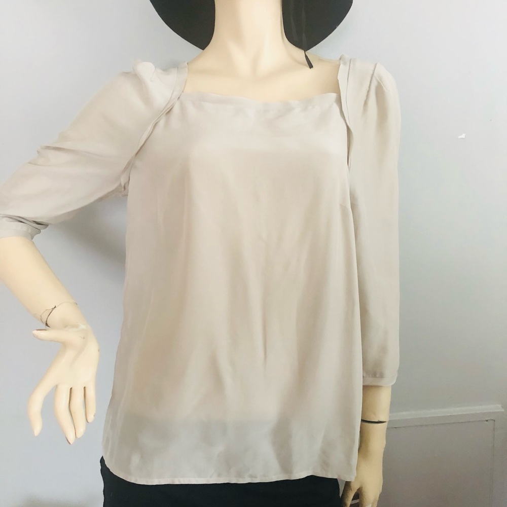 Halogen designer Blouse. Color. Size M Petite
